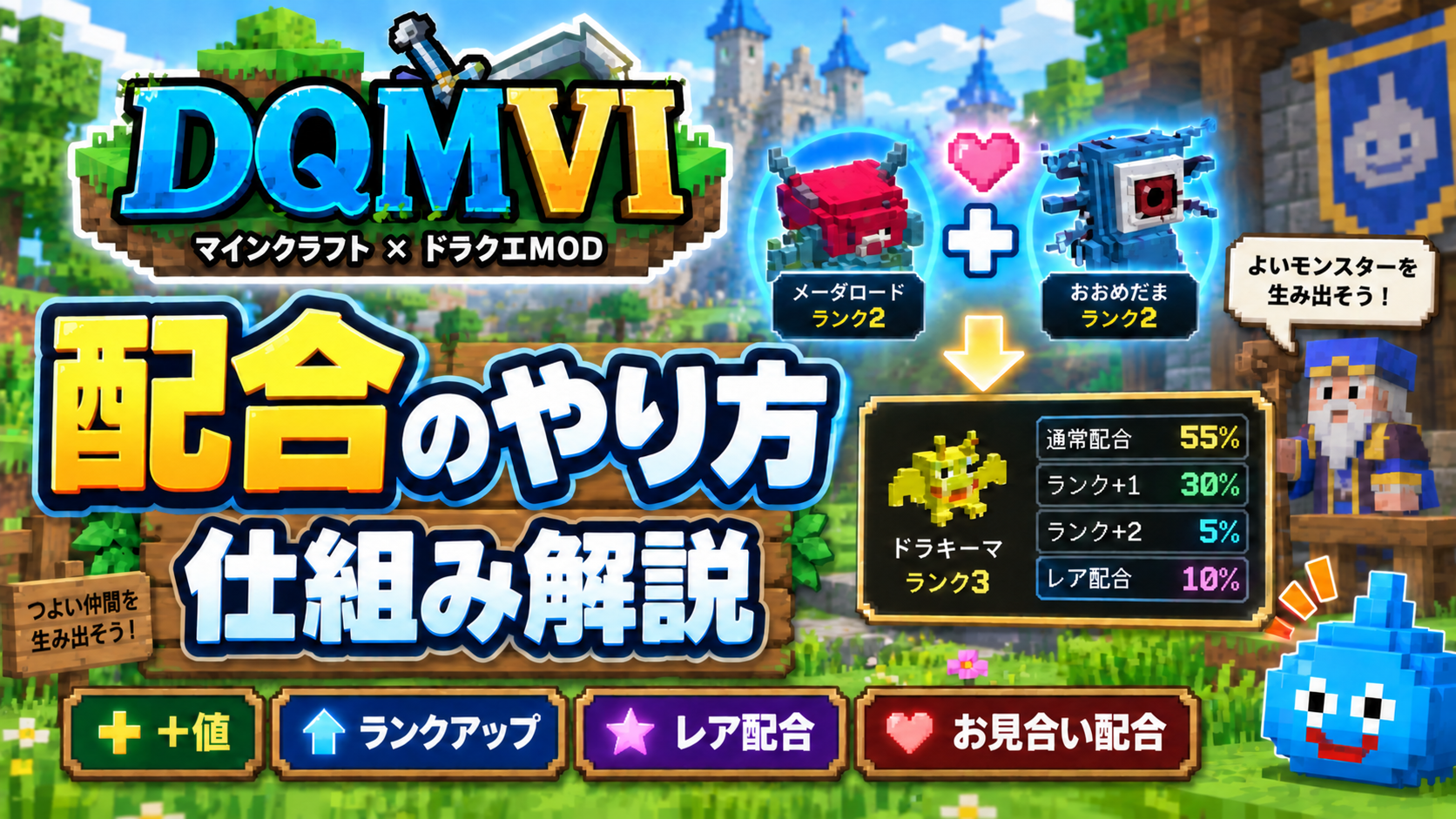 DQMVI配合のやり方・仕組み