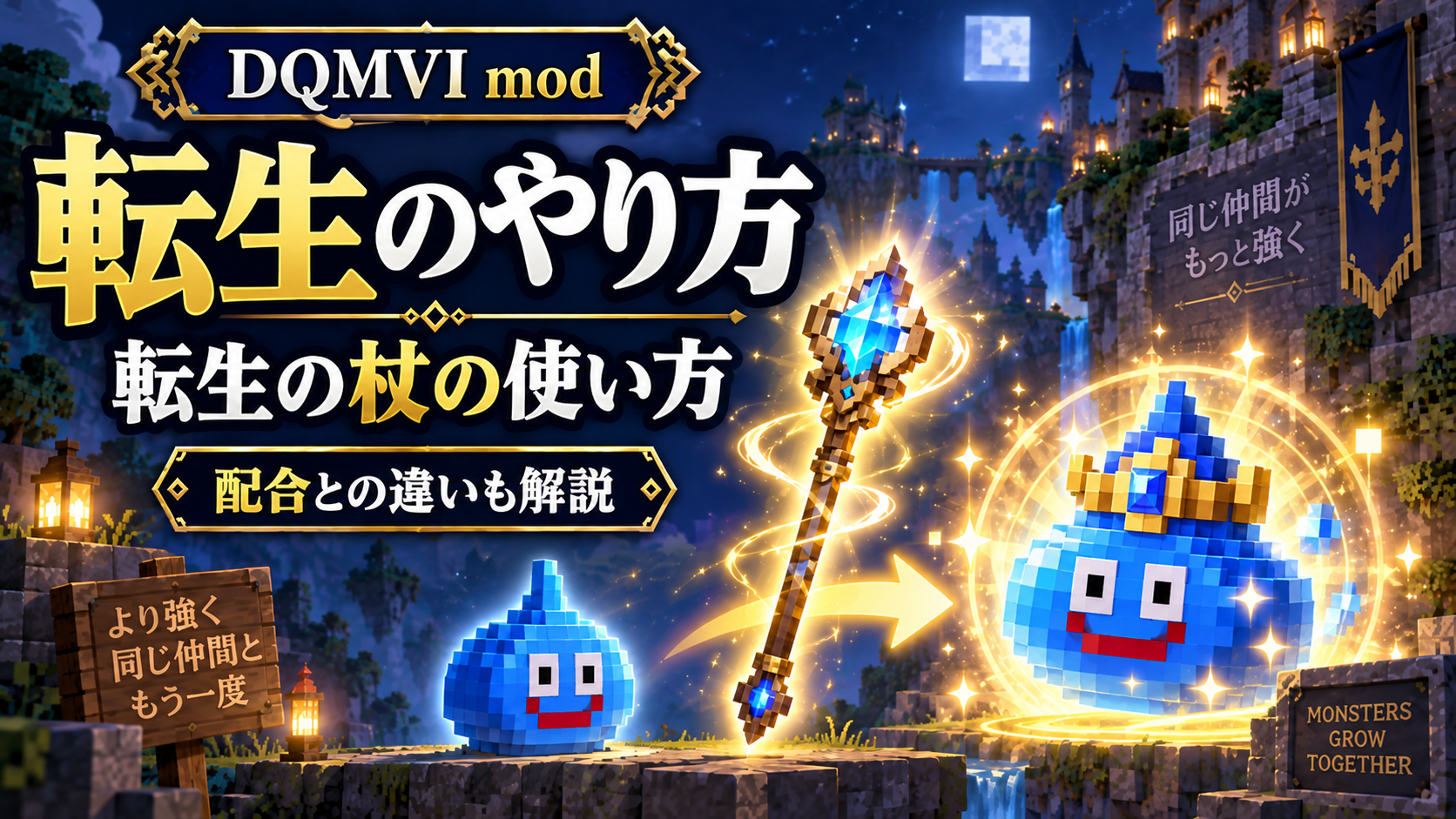 DQMVI 転生のやり方・転生の杖の使い方