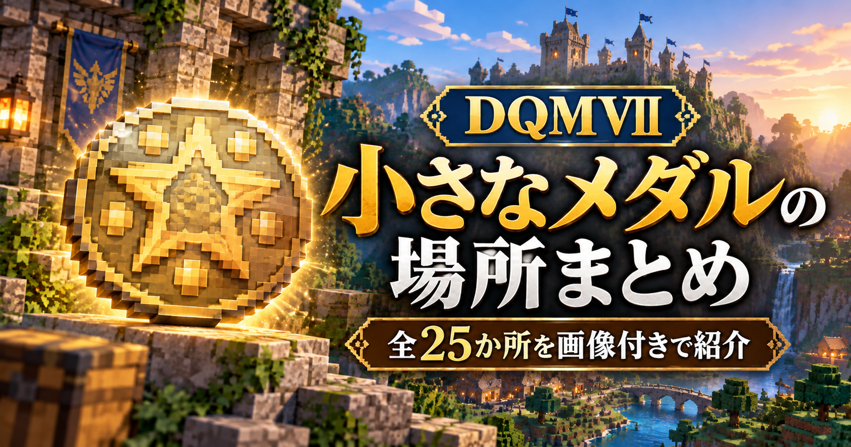 DQMVII 小さなメダルの場所一覧と入手場所を画像付きで解説